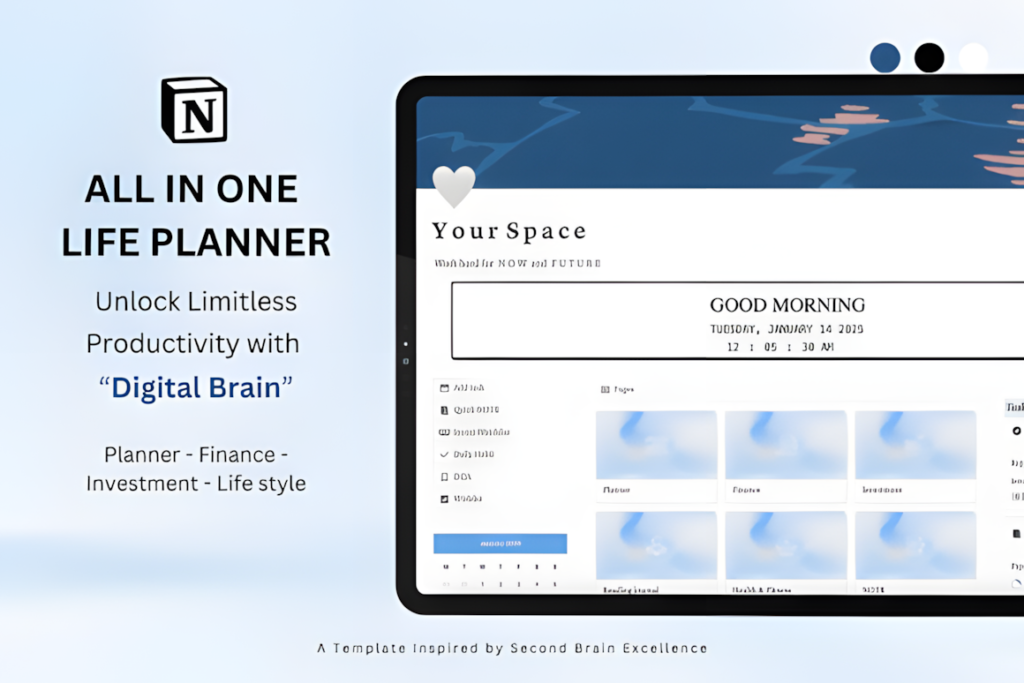 Digital Brain - All in One Life Planner