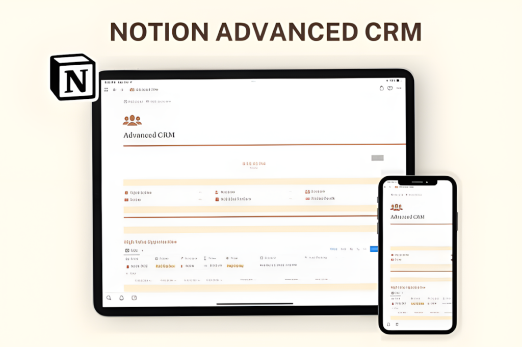 Notion Advanced CRM Template