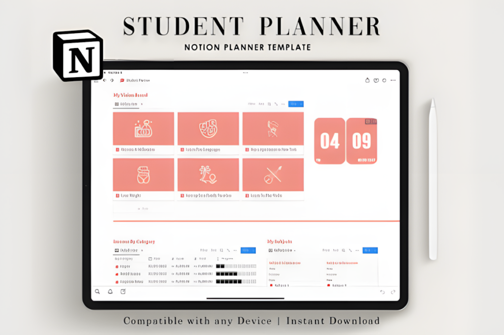 Notion Student Planner