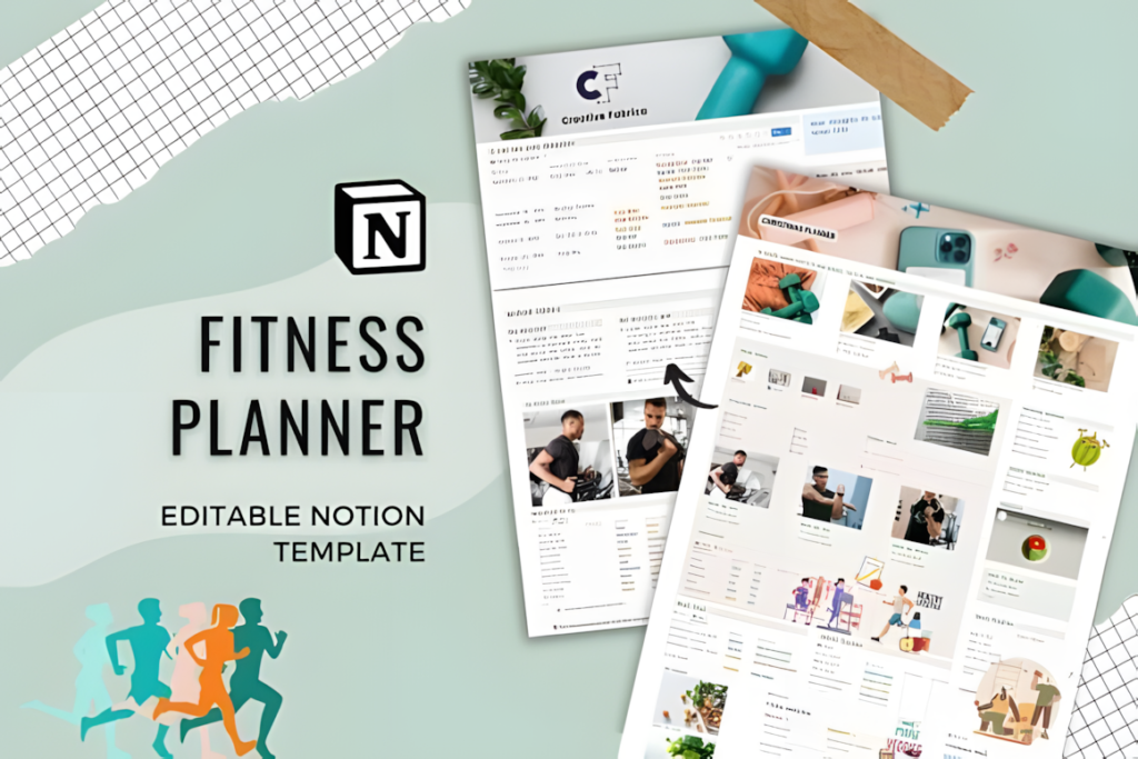 Notion Template Fitness Health Planner