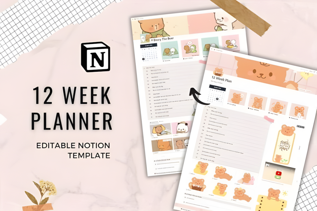 Notion Template - 12 Week Year Planner