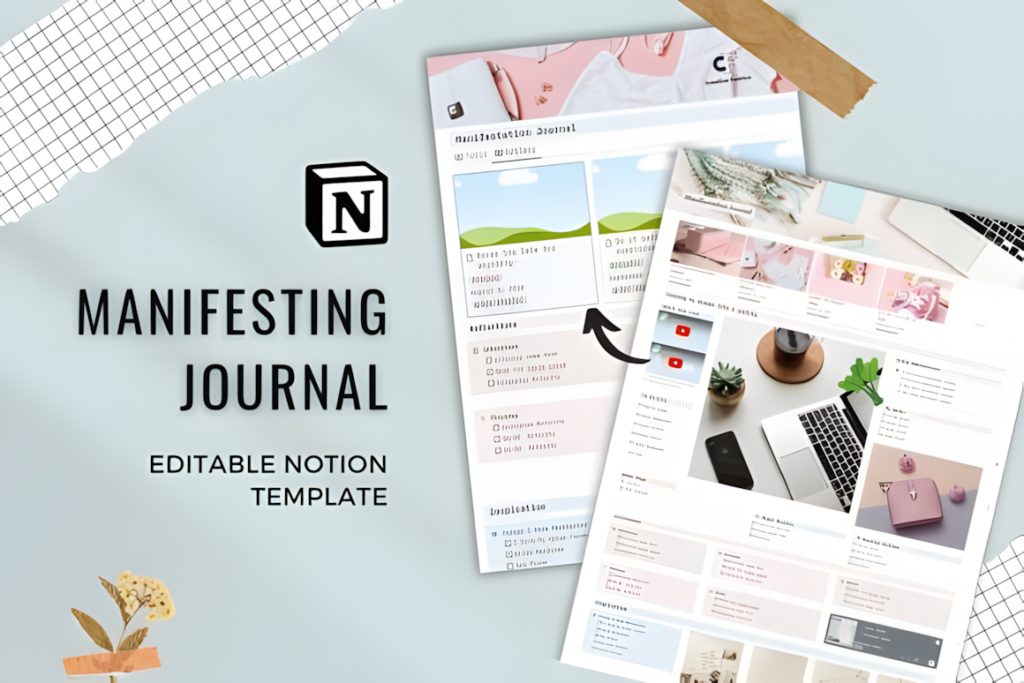 Notion Template Manifesting You Journal