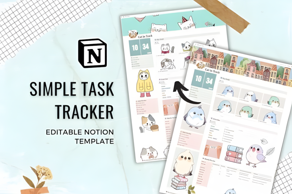 Notion Template Simple Task Goal Tracker