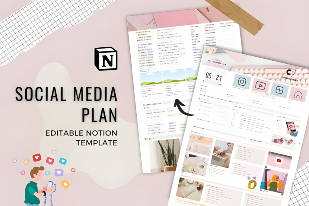 Notion Template Social Media Planner