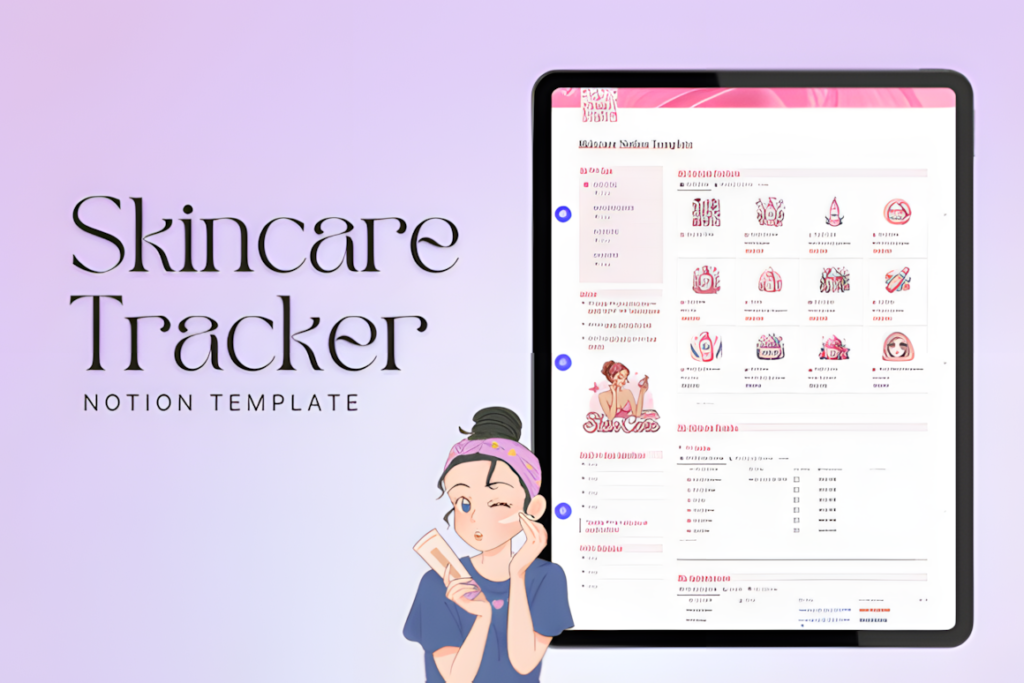 Skincare Tracker Notion Template